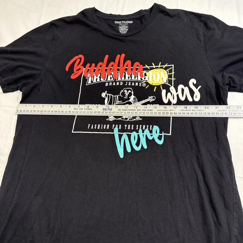 True Religion Men's 2 XXL Buddha WORLD TOUR Move NWOT TEE SHIRT